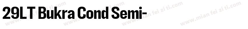 29LT Bukra Cond Semi字体转换